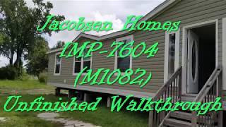 Jacobsen Homes IMP 7604 M1082 Unfinished Walkthrough [upl. by Peterus795]