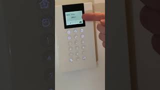 How to set and unset the alarm with a panda keypad [upl. by Kecaj]