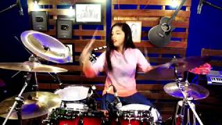 Lagi Syantik  Siti Badriah  DRUM COVER by Nur Amira Syahira [upl. by Susanna]