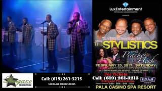 The Stylistics w Peaches amp Herbs Concert Feb 25 2017 [upl. by Jonell]