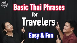 Travel in Thailand  SIMPLE and USEFUL Phrases to help you survive [upl. by Idolah892]