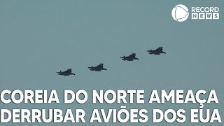 Coreia do Norte ameaça derrubar aviões americanos [upl. by Zuckerman]