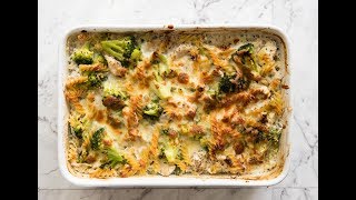 Ultra Lazy HEALTHY Creamy Chicken Pasta Bake [upl. by Crandall]