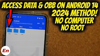 android 14 me config file kaise lagaye bgmi  ZArchiver me data access kaise kare  Cant folder [upl. by Alba]