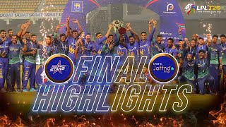 Colombo Stars vs Jaffna Kings  Final  Full Match Highlights  LPL 2022 [upl. by Romito]