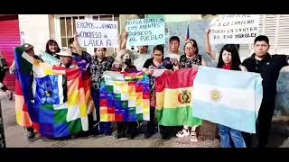 RESIDENTE BOLIVIANOS EN ARGENTINA EMITEN PRONUNCIAMIENTO DE APOYO AL BLOQUEO NACIONAL EN BOLIVIA [upl. by Dian402]