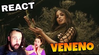 REAGINDO ANITTA  VENENO VIDEO OFICIAL REACT [upl. by Lammond173]