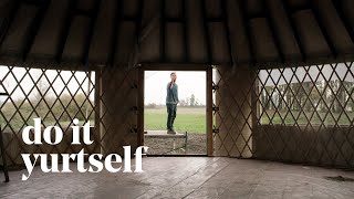 Installing the Yurt Cover  Do It Yurtself  Ep 4 [upl. by Nitsur]