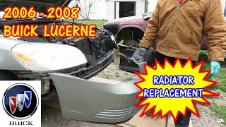 Buick Lucerne Radiator Replacement [upl. by Hepza951]