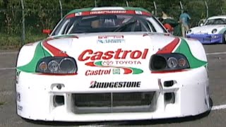 GT500 Toyota Supra Mk4 race cars in DETAIL 4cyl Turbo JGTC monsters Full build details No 2JZ [upl. by Assilaj]