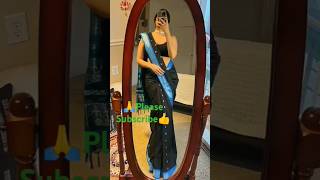 Saree drawing look ❤️youtubeshortvideo [upl. by Drof]