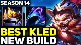 RANK 1 BEST KLED IN THE WORLD NEW BUILD GAMEPLAY  Season 14 League of Legends [upl. by Fulcher106]