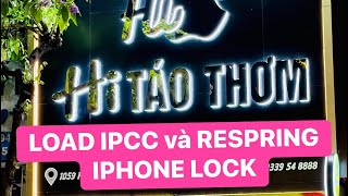 CÁCH LOAD IPCC và RESPRING FIX LỖI THÔNG BÁO trên iPhone Lock ios 17 và ios18 [upl. by Walther784]