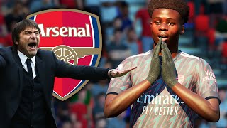 MODDED FIFA 21 ARSENAL CAREER MODE  WHAT IF CONTE WAS MANAGER [upl. by Clayborne860]