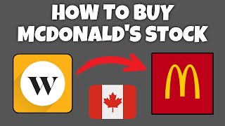 How To Buy McDonalds Corporation Stock MCD In Canada  Wealthsimple Trade Tutorial [upl. by Awahsoj]