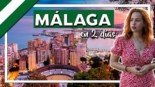 Qué ver en MÁLAGA en 2 días 2024 💙 la mejor ciudad de España [upl. by Lewej]