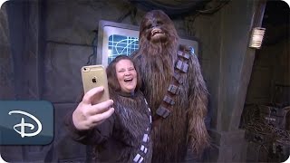 ‘Chewbacca’ Mom Visits the Place Where Star Wars Lives  Disney’s Hollywood Studios [upl. by Nwahsem641]