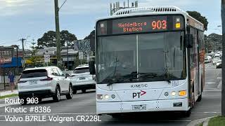 Kinetic 8386 Volvo B7RLE Volgren CR228L [upl. by Landsman]