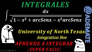 Integral cambio de variable Ejercicio116 integral de dxsqrt1x2arcsenxx2arcsenx shorts [upl. by Carie683]