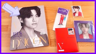 UNBOXING TAEHYUNG X DICON VOL10 BTS GOES ON V version [upl. by Elicul]