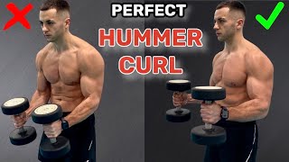 Dumbbell Hammer Curls Tutorial  CORRECT TECHNIQUE [upl. by Budge]