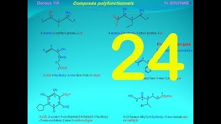 24Chimie organique  Nomenclature des composés polyfonctionnels  en arabedarija [upl. by Ramon484]