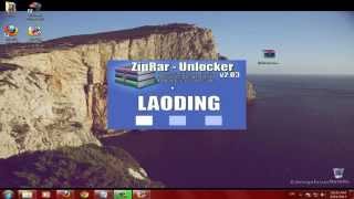 Zip  Rar File Password Cracking Tool ZipRar Unlocker v203 [upl. by Annadiana]