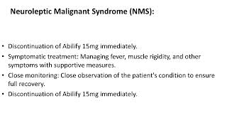 Abilify 15mg Side Effects and Precautions [upl. by Damal]