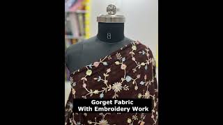 Geroget with embroidery trending fashion festiveseasonsale budget partyweardressesinhyderabad [upl. by Aciretal616]