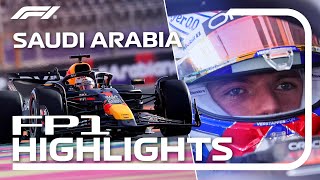 FP1 Highlights  2024 Saudi Arabian Grand Prix [upl. by Anaimad]