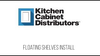 KCD Floating Shelves Quick Installation [upl. by Selwyn92]