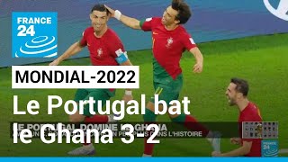 Mondial2022  le Portugal bat le Ghana 32 Cristiano Ronaldo buteur historique • FRANCE 24 [upl. by Annmarie]