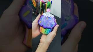 Quieres un cupcakes 🧁squishy paperart diy manualidades art squish cupcake [upl. by Andel]