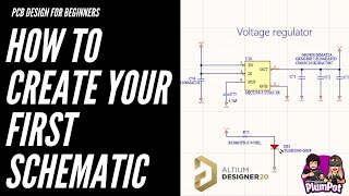 Altium Designer Tutorials  How to create your first schematic [upl. by Sedecrem163]