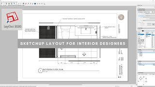 Sketchup Layout For Interior Designers  The Basics [upl. by Corley959]