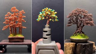 Create Beautiful Copper Wire Bonsai Trees  Step by Step Guide [upl. by Shay42]