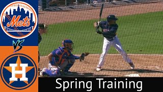 Astros VS Mets spring training 22523 [upl. by Nuahsyt496]