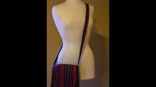 Easy BoHo Bag Tutorial Sewing For Beginners [upl. by Adore]