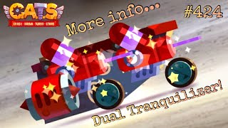 DUAL TRANQUILIZER GUN MORE INFO Scrap Run  CATS Crash Arena Turbo Stars 424 [upl. by Azaleah377]