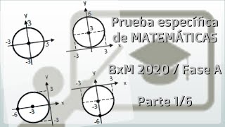 Bachillerato por Madurez 2020  Convocatoria 1  Fase A específica  Ejercicios 01  12 [upl. by Yllop]