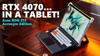 The ultimate tablet just got even better  Asus ROG Flow Z13 Acronym Edition  XG Mobile RTX4090 [upl. by Aenaj983]