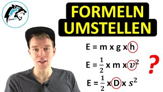 Formeln umstellen  Potentielle amp Kinetische Energie  Übungen [upl. by Auria]