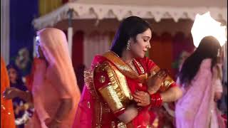 bollywood X avo sajan avo song beautiful dance by bride 😍😍 folk song wedding Rajputana baisa [upl. by Yemane346]