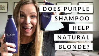 BYE BRASSY TONES HELLO ASHY BROWN GOODNESS  REDKEN BROWNLIGHTS BLUE SHAMPOO REVIEW [upl. by Suertemed]