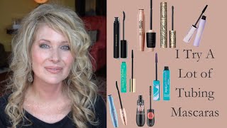 MY DEEP DIVE INTO TUBING MASCARAS  It Was Eye Opening Beauty at 68 [upl. by Leunamne279]