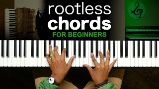 Rootless Chord Voicings for Beginners  Jazz amp Gospel [upl. by Oap287]