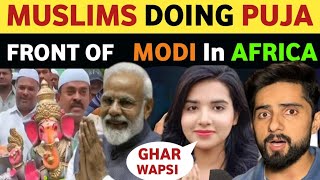 VIRAL VIDEO PM MODIS SPIRITUAL WELCOME IN AFRICAN COUNTRIES amp G20 SUMMIT PAK MEDIA ON INDIA [upl. by Marybeth]