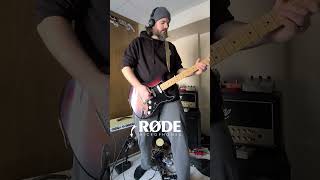 Dustys Rock Riffs 5  Blues Jam Riff  Fender  Tube Screamer  Deluxe Reverb  Rode NT1 shorts [upl. by Aicila101]