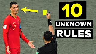 10 football rules you DIDNT KNOW existed [upl. by Gipson579]