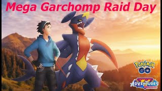 Pokémon GO Mega Garchomp Raid Day Event [upl. by Fleta]